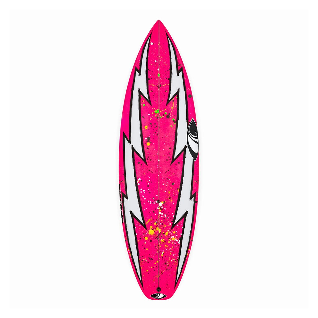 SharpEye | Inferno 72 Groms / Youth Fibreglass/PU Surfboard. Spray